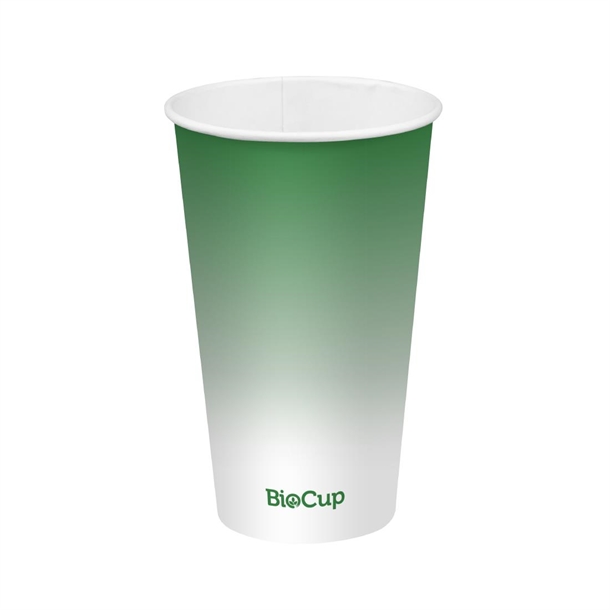 BioPak Cold Paper BioCup Green - 500ml / 90mm (1000 Pack) BioPak Cold Paper BioCup Green - 500ml / 90mm (1000 Pack)