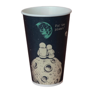 Detpak Grasp the Moment Tall 80mm Single Wall PLA Hot Cup - 360ml (Pack 1000)