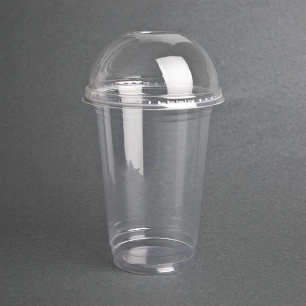 Fiesta Compostable PLA Domed Lid for 340/455/568ml Cup (1000 Pack)