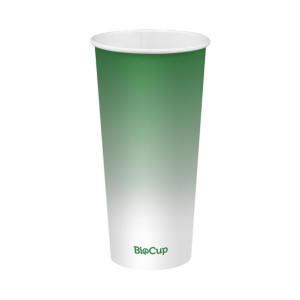 BioPak Cold Paper BioCup Green - 650ml / 90mm (1000 Pack)