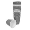 Fiesta Recyclable Hot Cup Ripple Wall Charcoal 340ml (25 Pack)