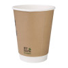 Fiesta Compostable Hot Cup Double Wall Kind  340ml (25 Pack)