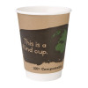 Fiesta Compostable Hot Cup Double Wall Kind  340ml (25 Pack)