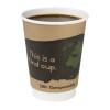 Fiesta Compostable Hot Cup Double Wall Kind  340ml (25 Pack)