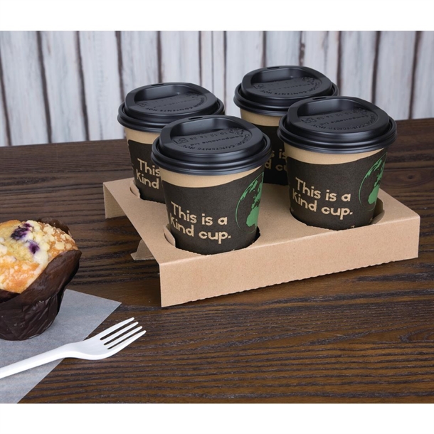 Fiesta Compostable Hot Cup Single Wall Kind 340ml (50 Pack)