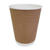 Fiesta Recyclable Hot Cup Ripple Wall Kraft 340ml (25 Pack) Fiesta Recyclable Hot Cup Ripple Wall Kraft 340ml (25 Pack)