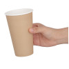 Fiesta Recyclable Hot Cup Single Wall Kraft 455ml (50 Pack)