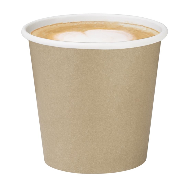 Fiesta Compostable Hot Cups Single Wall Kraft 170ml (1000 Pack)