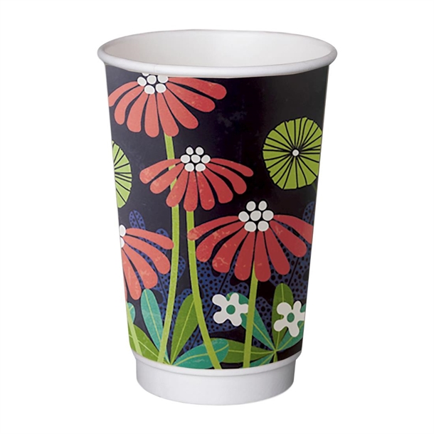 Detpak Grasp the Moment 90mm Double Wall PLA Hot Cup - 480ml (Pack 500) Detpak Grasp the Moment 90mm Double Wall PLA Hot Cup - 480ml (Pack 500)