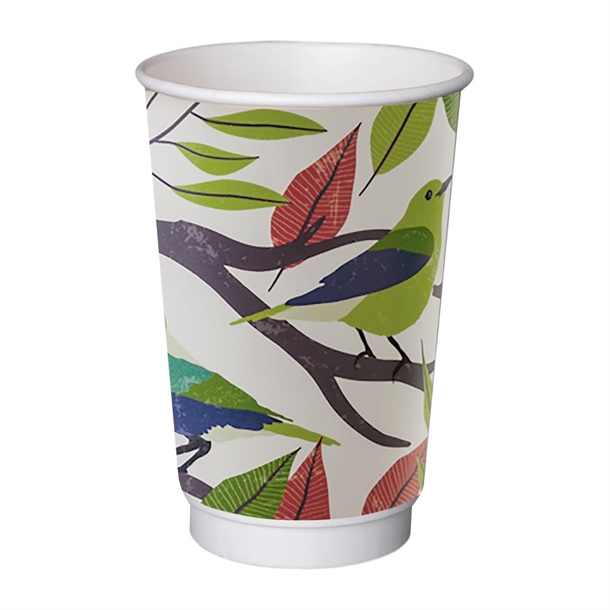 Detpak Grasp the Moment 90mm Double Wall PLA Hot Cup - 480ml (Pack 500) Detpak Grasp the Moment 90mm Double Wall PLA Hot Cup - 480ml (Pack 500)