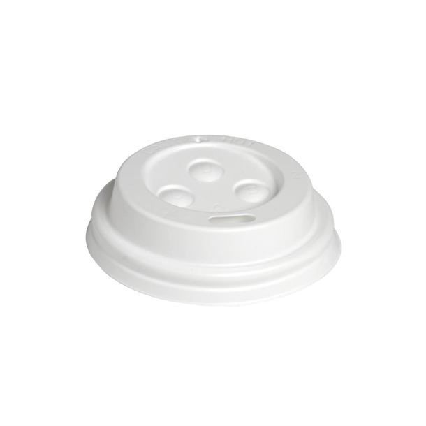 BioPak PS Plastic Lids for BioPak BioCups 63mm White (1000 Pack) BioPak PS Plastic Lids for BioPak BioCups 63mm White (1000 Pack)