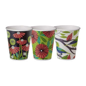 Detpak Grasp the Moment 80mm Single Wall PLA Hot Cup - 240ml (Pack 1000)