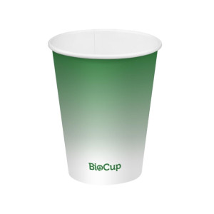 BioPak Cold Paper BioCup Green - 390ml / 90mm (1000 Pack)