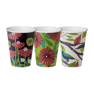 Detpak Grasp the Moment 90mm Single Wall PLA Hot Cup - 360ml (Pack 1000)