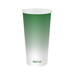 BioPak Cold Paper BioCup Green - 600 / 90mm (1000 Pack)