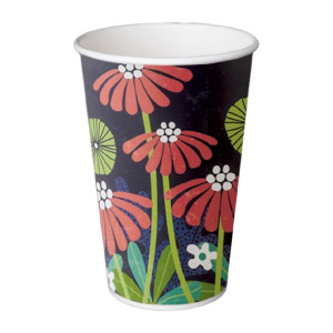 Detpak Grasp the Moment 80mm Single Wall PLA Hot Cup - 480ml (Pack 1000)