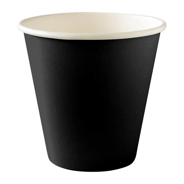 BioPak BioCup Single Wall Black - 280ml 90mm (Pack 1000)