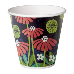 Detpak Grasp the Moment 90mm Squat Single Wall PLA Hot Cup - 300ml (Pack 1000)