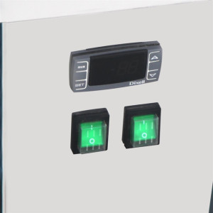 Polar U-Series 6 Pan Ice Cream Serve Over Cabinet Freezer