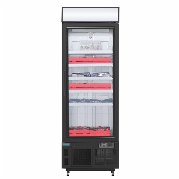 Polar G-Series Upright Display Freezer 412Ltr Black Polar G-Series Upright Display Freezer 412Ltr Black