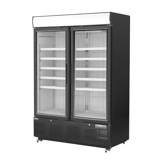 Polar G-Series Upright Display Freezer 920Ltr Black Polar G-Series Upright Display Freezer 920Ltr Black