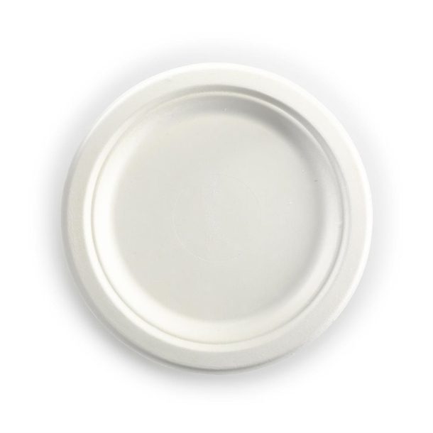 BioPak Round Biocane Plates - 23cm (500 Pack) BioPak Round Biocane Plates - 23cm (500 Pack)