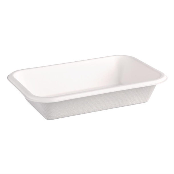 Fiesta Compostable Bagasse Food Trays (Pack of 50)