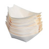 Fiesta Compostable Wooden Sushi Boats Small 80mm (100 Pack) Fiesta Compostable Wooden Sushi Boats Small 80mm (100 Pack)