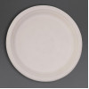 Fiesta Compostable Bagasse Round Plate Natural 179mm (50 Pack)