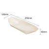 Fiesta Compostable Wooden Sushi Boats Large 250mm (100 Pack) Fiesta Compostable Wooden Sushi Boats Large 250mm (100 Pack)