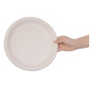 Fiesta Compostable Bagasse Round Plate Natural 260mm (50 Pack)