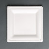 Fiesta Compostable Bagasse Square Plate 159mm (50 Pack) Fiesta Compostable Bagasse Square Plate 159mm (50 Pack)