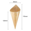 Fiesta Compostable Wooden Canape Cones 75mm (100 Pack) Fiesta Compostable Wooden Canape Cones 75mm (100 Pack)