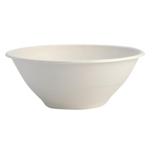 BioPak BioCane Bowls White - 1180ml 40oz (400 Pack)