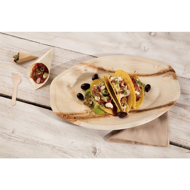 Fiesta Compostable Wooden Canape Cones 75mm (100 Pack) Fiesta Compostable Wooden Canape Cones 75mm (100 Pack)