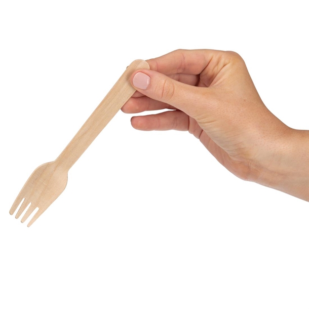 Fiesta Compostable Biodegradable Disposable Birch Wood Forks (100 Pack) Fiesta Compostable Biodegradable Disposable Birch Wood Forks (100 Pack)