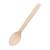 Fiesta Compostable Biodegradable Disposable Wooden Dessert Spoons (100 Pack)