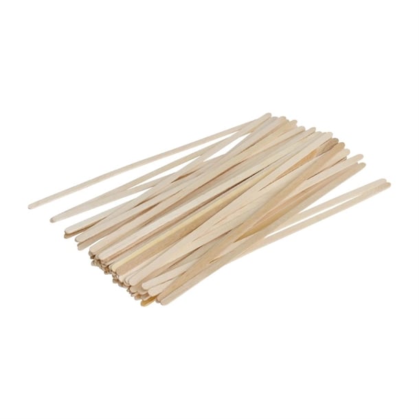Fiesta Compostable Biodegradable Wooden Coffee Stirrers 140mm (1000 Pack)