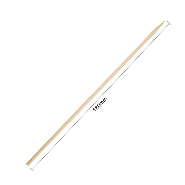 Fiesta Compostable Biodegradable Wooden Skewers 180mm (200 Pack) Fiesta Compostable Biodegradable Wooden Skewers 180mm (200 Pack)
