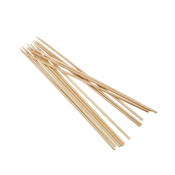Fiesta Compostable Biodegradable Wooden Skewers 180mm (200 Pack) Fiesta Compostable Biodegradable Wooden Skewers 180mm (200 Pack)