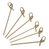 Fiesta Compostable Biodegradable Bamboo Looped Skewers 90mm (100 Pack) Fiesta Compostable Biodegradable Bamboo Looped Skewers 90mm (100 Pack)