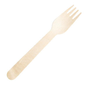 Fiesta Compostable Individually Wrapped Wooden Forks (500 Pack)