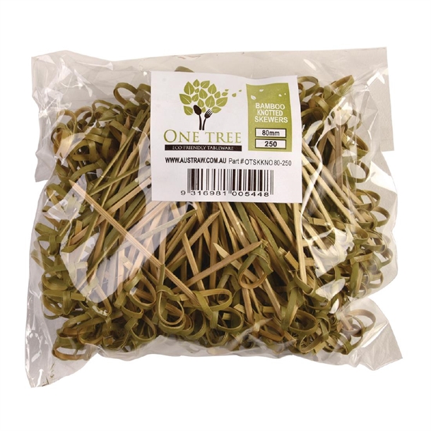 Bamboo Knotted Skewer Pick - 180mm (Pack 250)