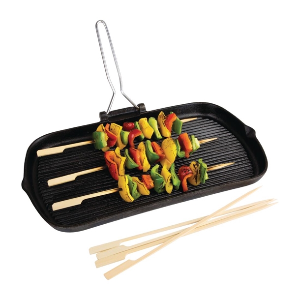 Fiesta Biodegradable Bamboo Paddle Skewers 240mm (Pack of 100)