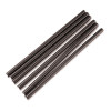 Fiesta Compostable Paper Cocktail Stirrer Straws Black (250 Pack)