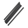 Fiesta Compostable Paper Smoothie Straws Black (250 Pack)