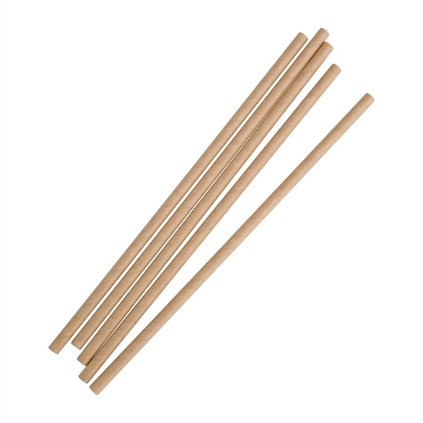 Fiesta Compostable Paper Straws Kraft (250 Pack) Fiesta Compostable Paper Straws Kraft (250 Pack)