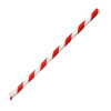 Fiesta Compostable Paper Spoon Straw Red & White Stripe 210x8mm (250 Pack) Fiesta Compostable Paper Spoon Straw Red & White Stripe 210x8mm (250 Pack)