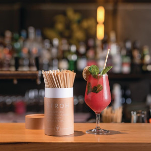 Stroh Wheat Cocktail Straw Unwrapped 140mm 4-6mm Dia (1000 Pack)