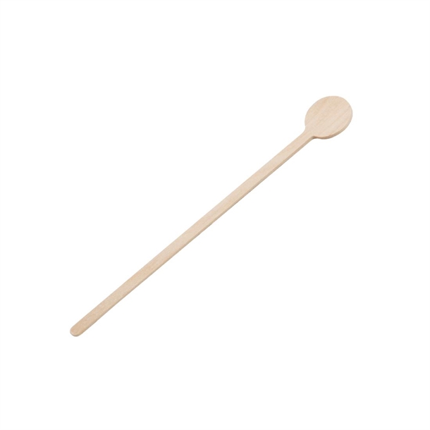 Fiesta Compostable Biodegradable Wooden Cocktail Stirrers 150mm (100 Pack)